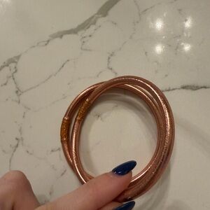 Elegant Rose Gold Bangle Bracelet